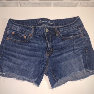 Sz. 4 American Eagle Outfitters Dark Blue Jean Shorts